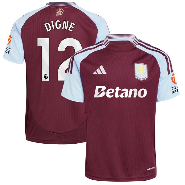 aston villa adidas home shirt 2024-25 with digne 12 printing Collection | Aston Villa Shirts and Official Gear