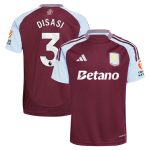 aston villa adidas home shirt 2024-25 with disasi 3 printing Collection | Aston Villa Shirts and Official Gear