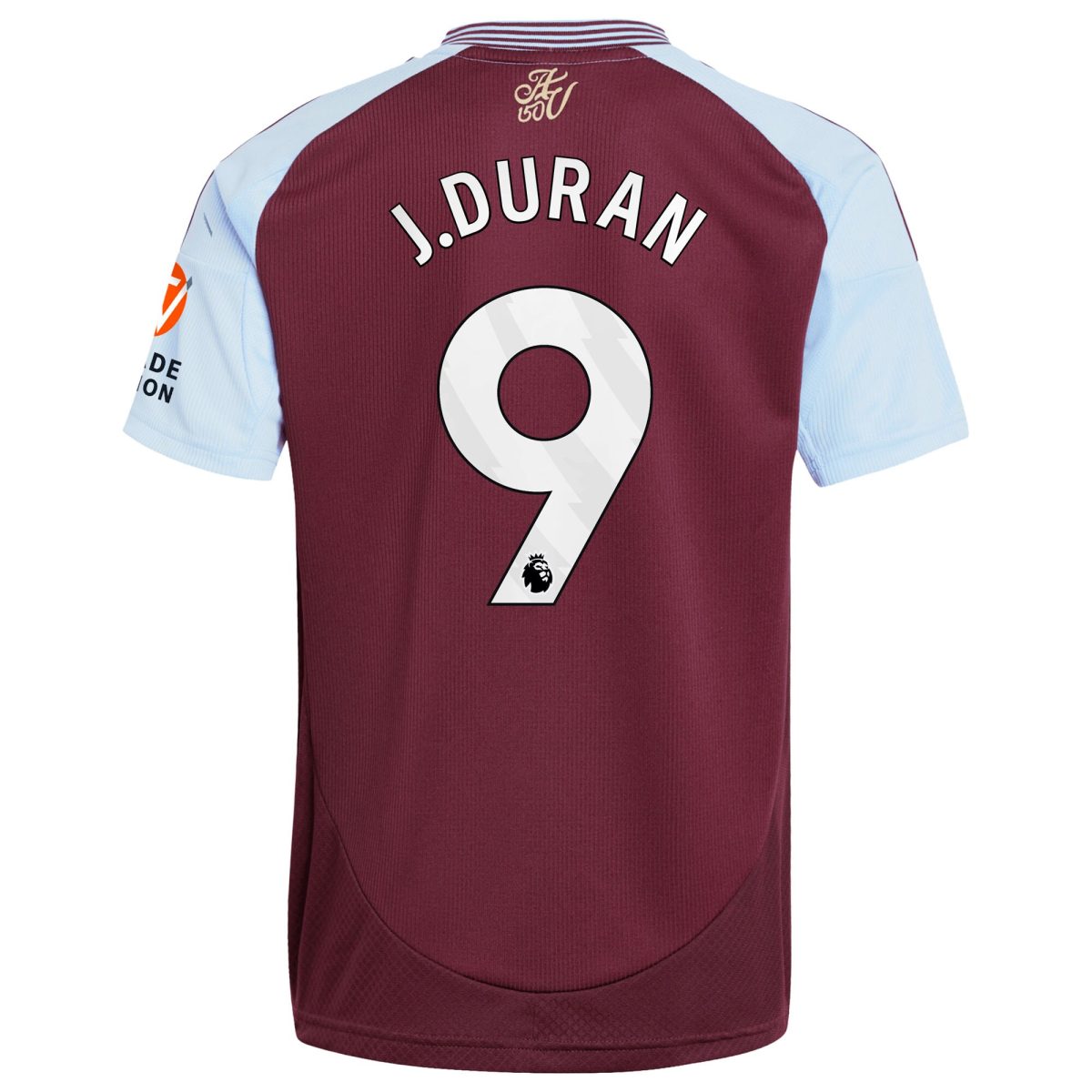 aston villa adidas home shirt 2024-25 with j.duran 9 printing Collection | Aston Villa Shirts and Official Gear