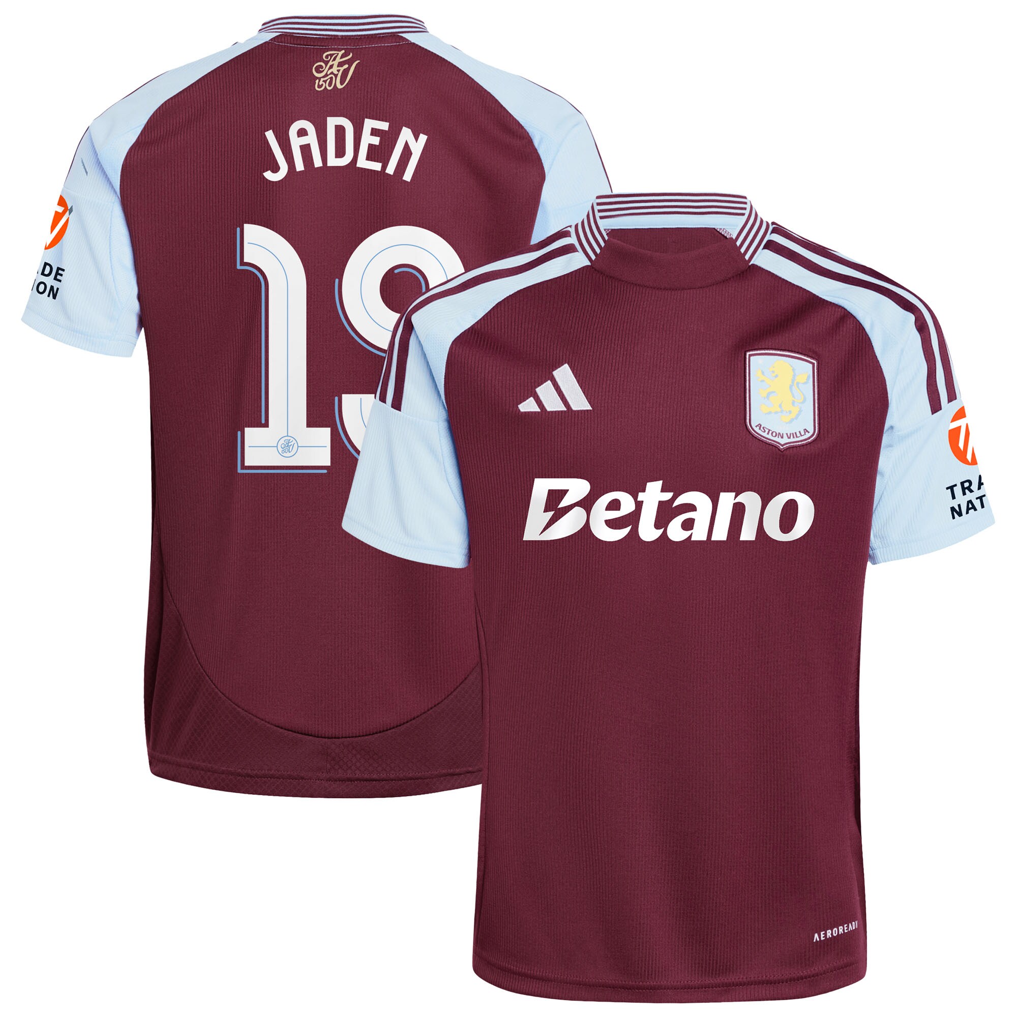 aston villa adidas home shirt 2024-25 with jaden 19 cup printing Collection | Aston Villa Shirts and Official Gear