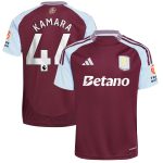 aston villa adidas home shirt 2024-25 with kamara 44 printing Collection | Aston Villa Shirts and Official Gear