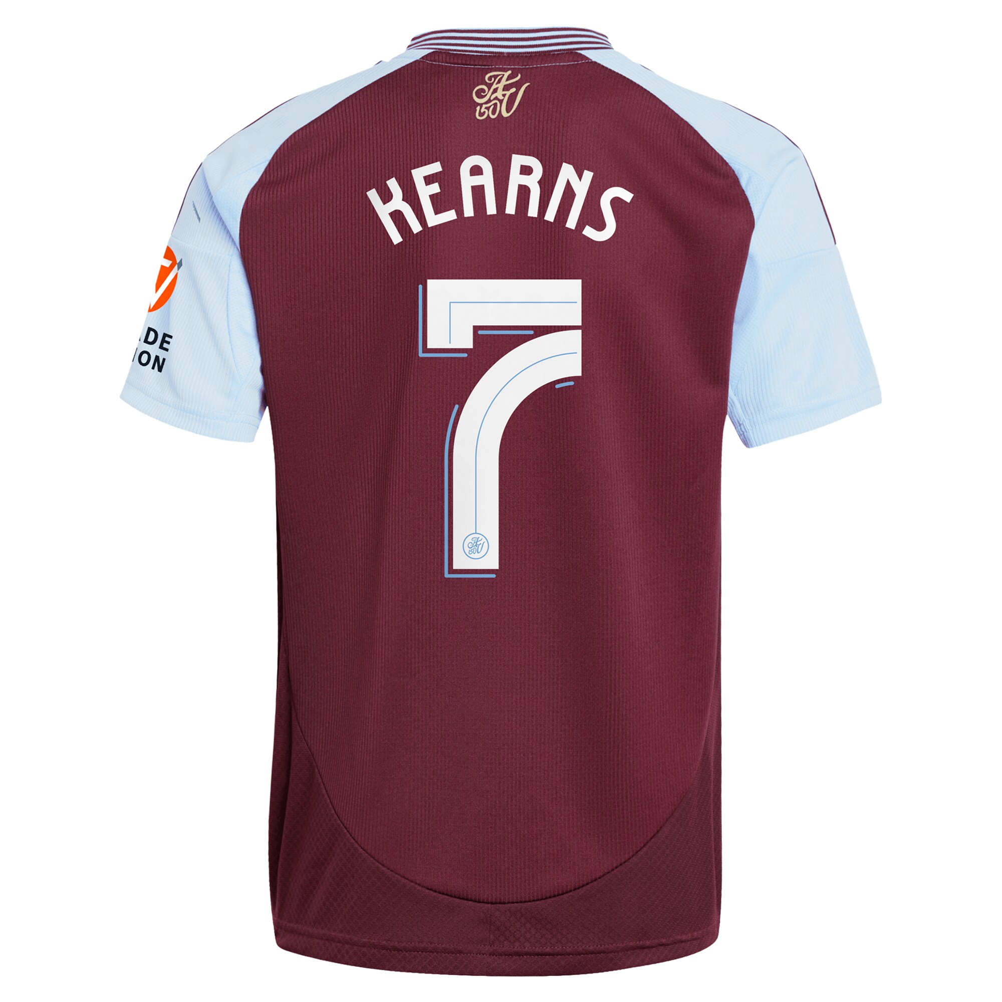 aston villa adidas home shirt 2024-25 with kearns 7 cup printing Collection | Aston Villa Shirts and Official Gear