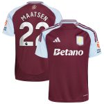 aston villa adidas home shirt 2024-25 with maatsen 22 printing Collection | Aston Villa Shirts and Official Gear