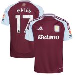 aston villa adidas home shirt 2024-25 with malen 17 printing Collection | Aston Villa Shirts and Official Gear