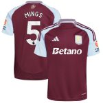 aston villa adidas home shirt 2024-25 with mings 5 printing Collection | Aston Villa Shirts and Official Gear