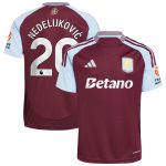 aston villa adidas home shirt 2024-25 with nedeljković 20 printing Collection | Aston Villa Shirts and Official Gear