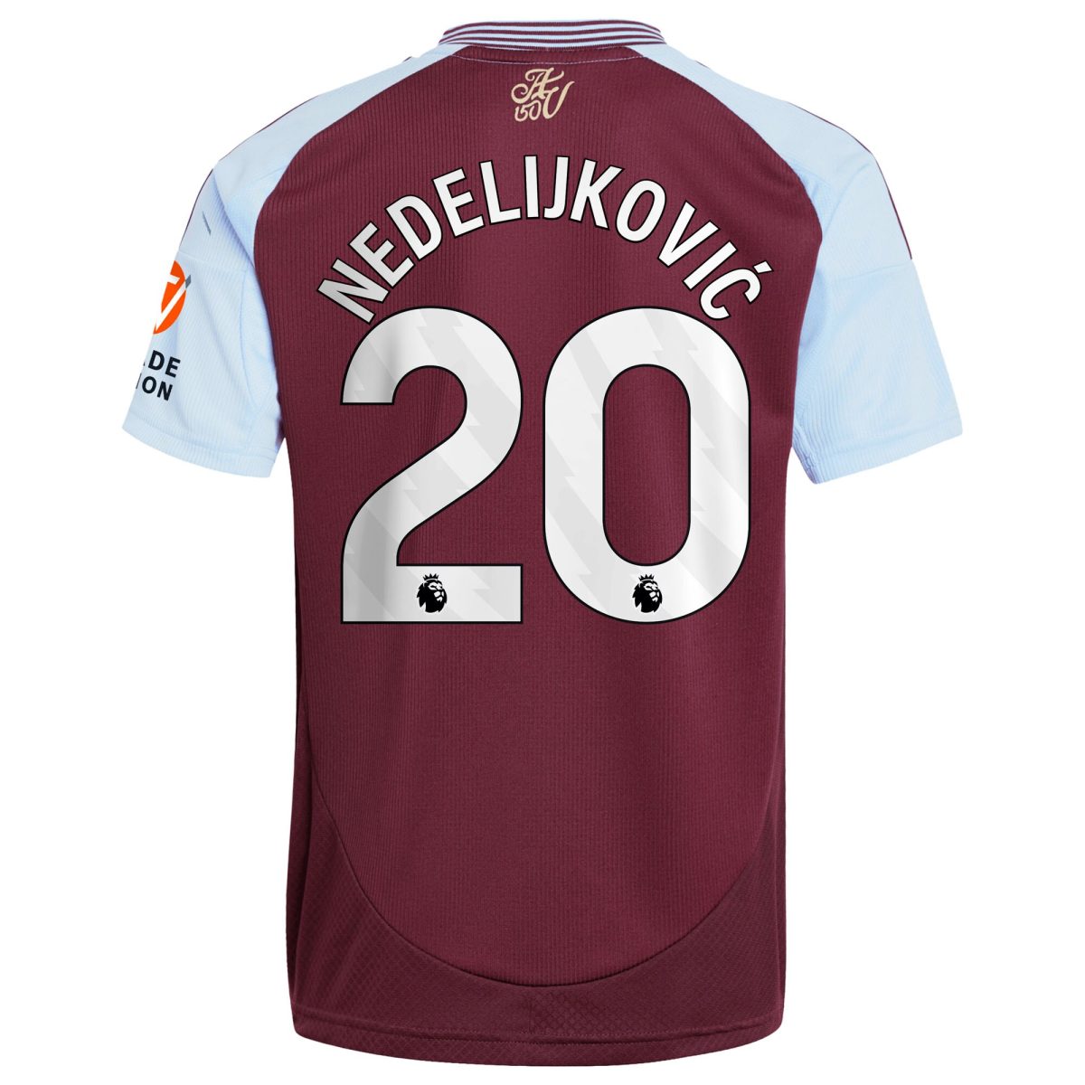 aston villa adidas home shirt 2024-25 with nedeljković 20 printing Collection | Aston Villa Shirts and Official Gear