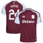 aston villa adidas home shirt 2024-25 with onana 24 cup printing Collection | Aston Villa Shirts and Official Gear
