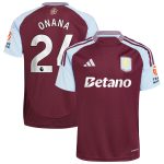 aston villa adidas home shirt 2024-25 with onana 24 printing Collection | Aston Villa Shirts and Official Gear
