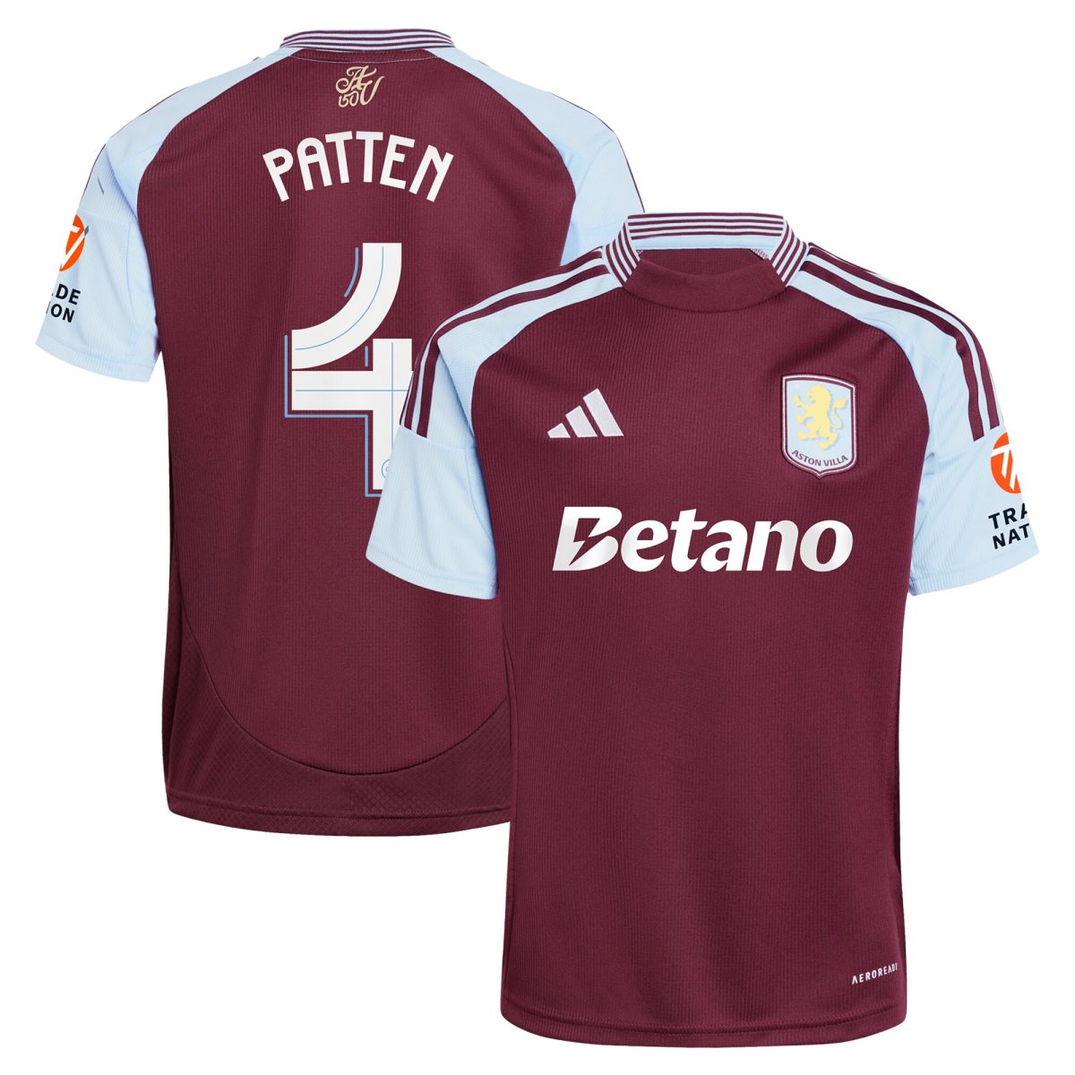 aston villa adidas home shirt 2024-25 with patten 4 cup printing Collection | Aston Villa Shirts and Official Gear