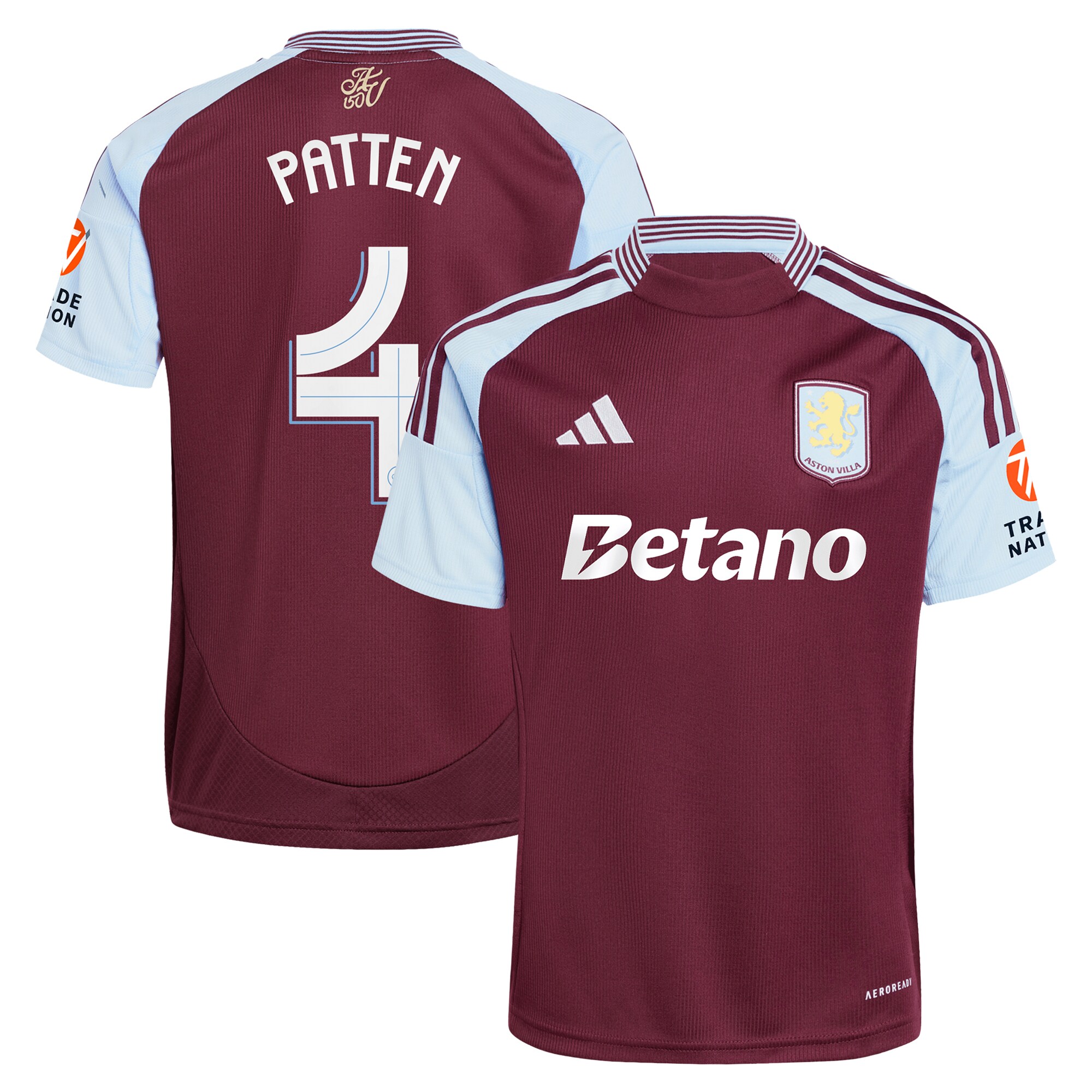 aston villa adidas home shirt 2024-25 with patten 4 cup printing Collection | Aston Villa Shirts and Official Gear