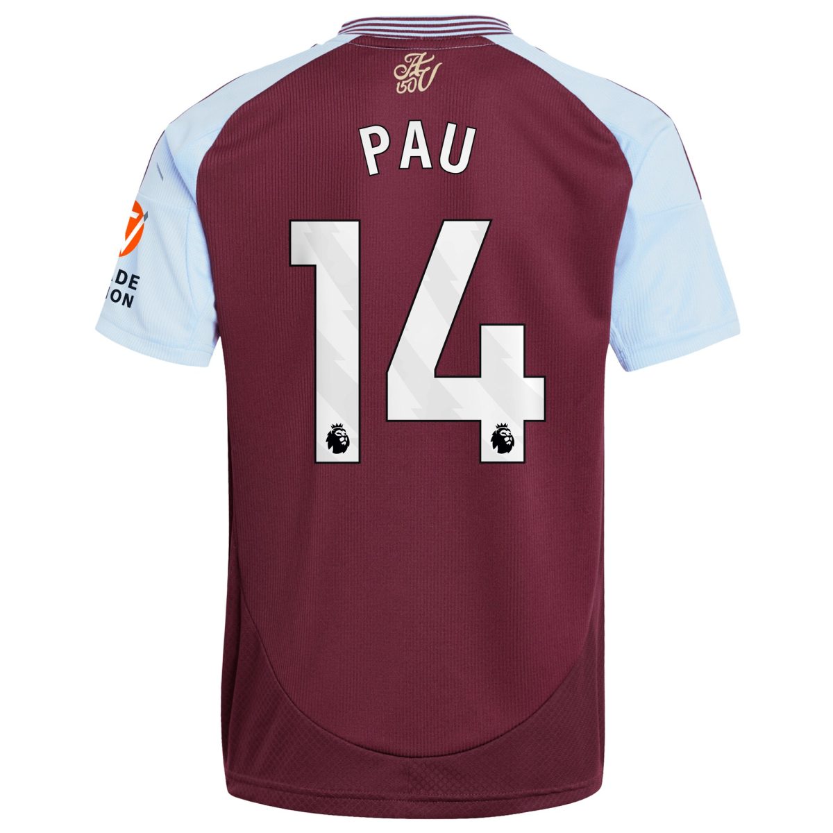 aston villa adidas home shirt 2024-25 with pau 14 printing Collection | Aston Villa Shirts and Official Gear
