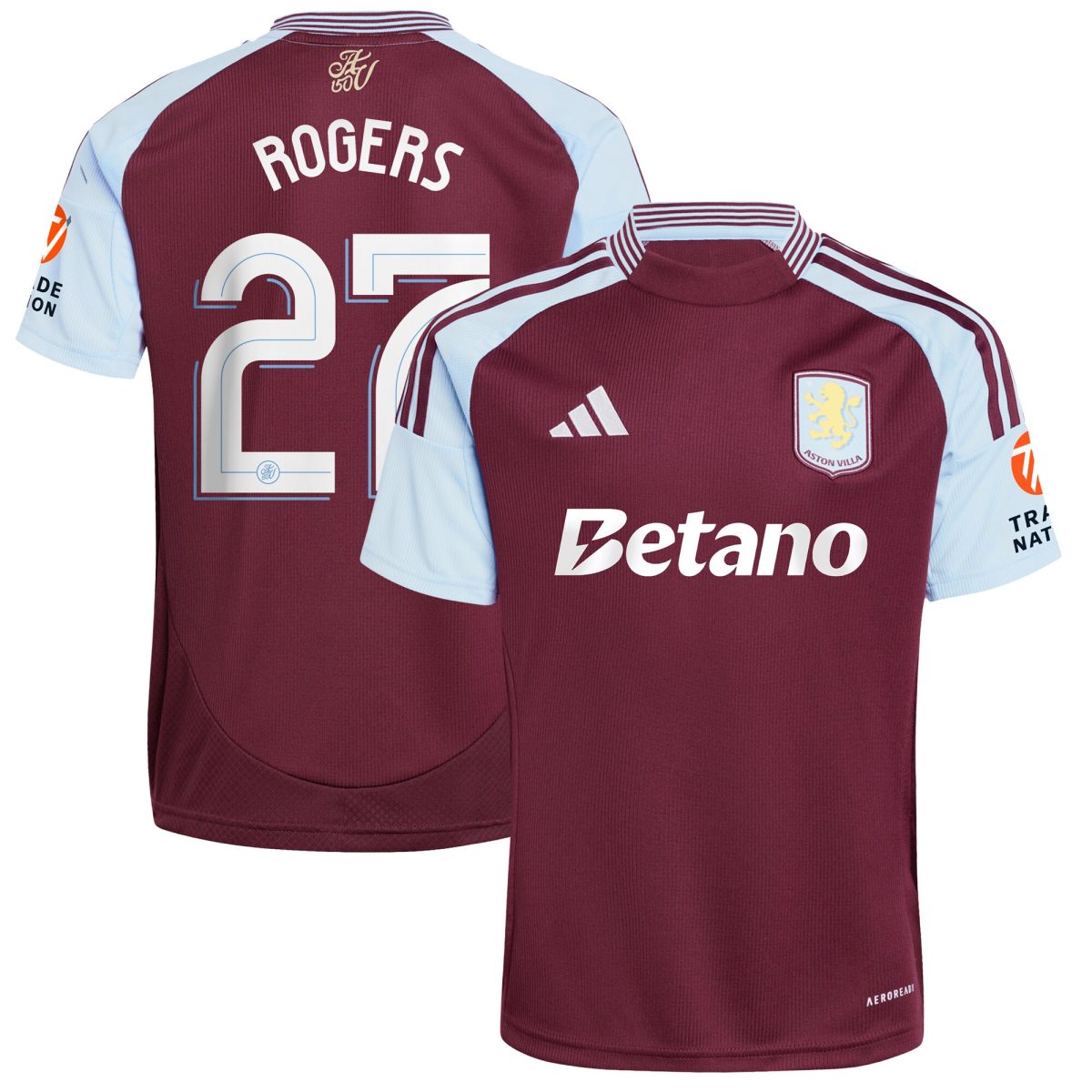 aston villa adidas home shirt 2024-25 with rogers 27 cup printing Collection | Aston Villa Shirts and Official Gear