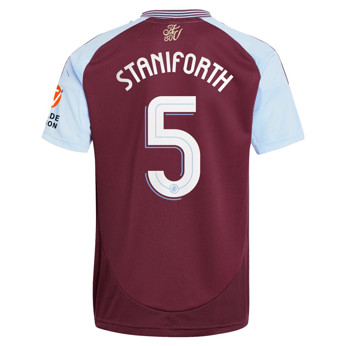 aston villa adidas home shirt 2024-25 with staniforth 5 cup printing Collection | Aston Villa Shirts and Official Gear