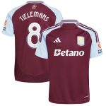 aston villa adidas home shirt 2024-25 with tielemans 8 cup printing Collection | Aston Villa Shirts and Official Gear