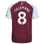aston villa adidas home shirt 2024-25 with tielemans 8 printing Collection | Aston Villa Shirts and Official Gear