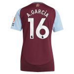 aston villa adidas home shirt 2024-25 – womens with a.garcía 16 printing Collection | Aston Villa Shirts and Official Gear