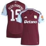 aston villa adidas home shirt 2024-25 – womens with alex moreno 15 cup printing Collection | Aston Villa Shirts and Official Gear