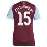 aston villa adidas home shirt 2024-25 – womens with alex moreno 15 cup printing Collection | Aston Villa Shirts and Official Gear