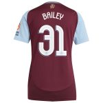 aston villa adidas home shirt 2024-25 – womens with bailey 31 cup printing Collection | Aston Villa Shirts and Official Gear