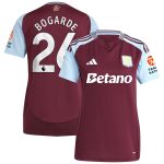 aston villa adidas home shirt 2024-25 – womens with bogarde 26 printing Collection | Aston Villa Shirts and Official Gear