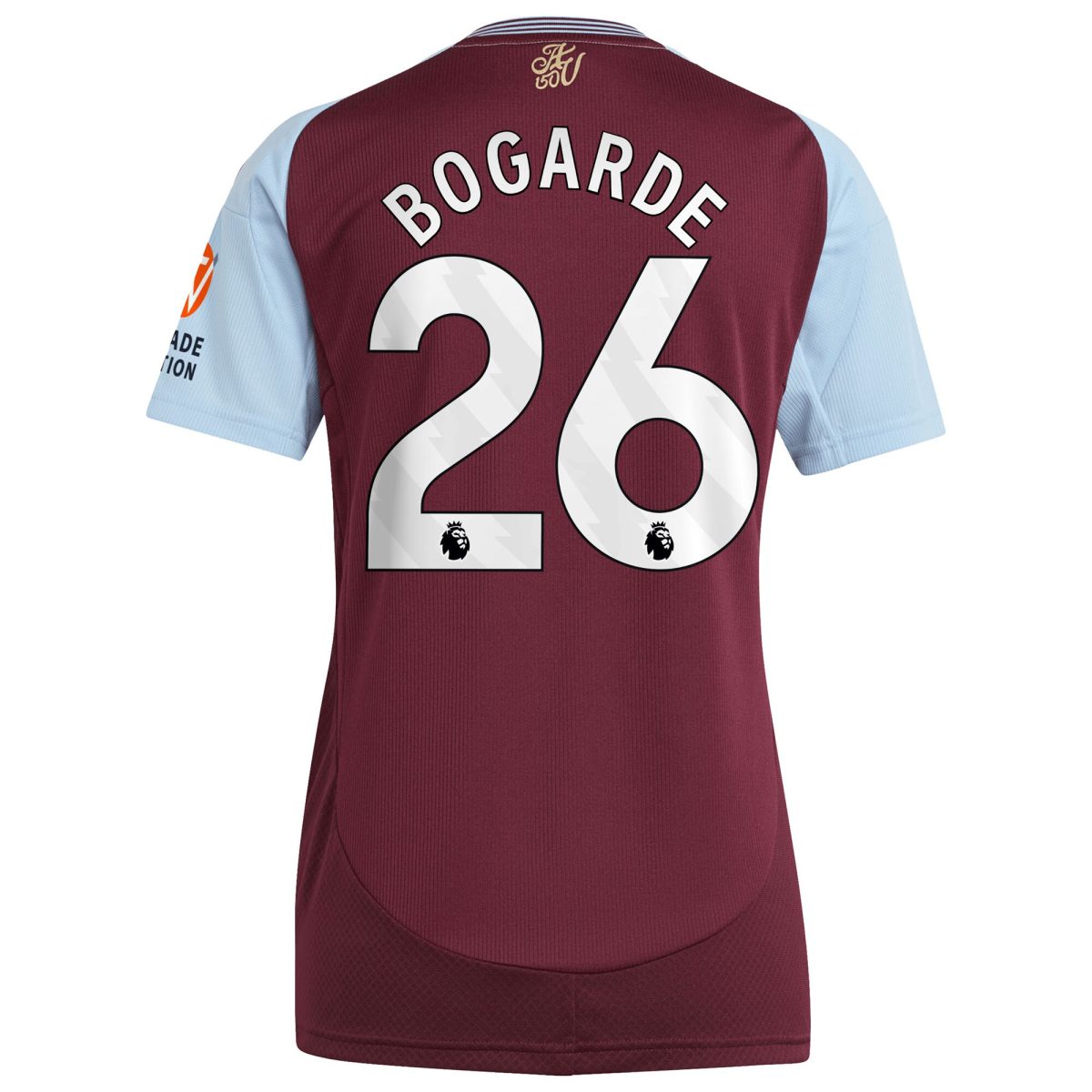 aston villa adidas home shirt 2024-25 – womens with bogarde 26 printing Collection | Aston Villa Shirts and Official Gear