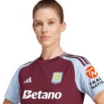 aston villa adidas home shirt 2024-25 – womens with custom printing Collection | Aston Villa Shirts and Official Gear