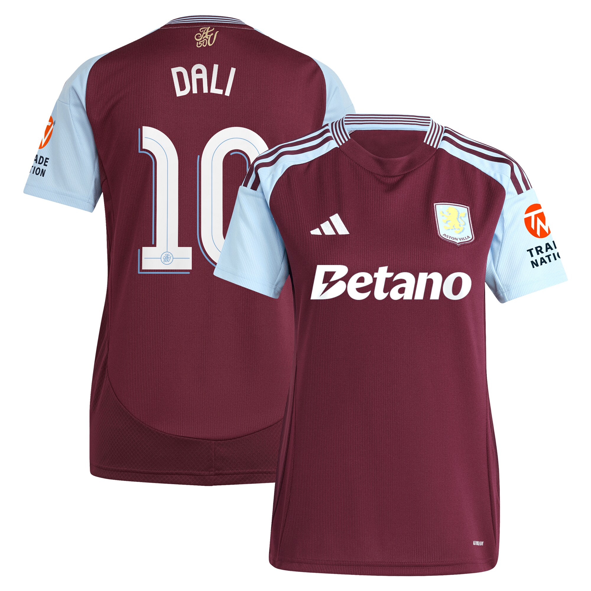 aston villa adidas home shirt 2024-25 – womens with dali 10 cup printing Collection | Aston Villa Shirts and Official Gear