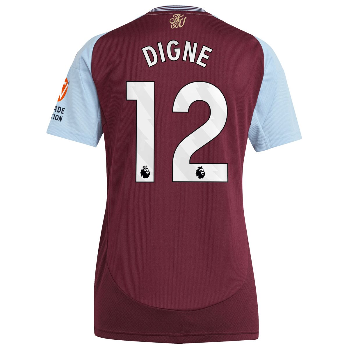 aston villa adidas home shirt 2024-25 – womens with digne 12 printing Collection | Aston Villa Shirts and Official Gear