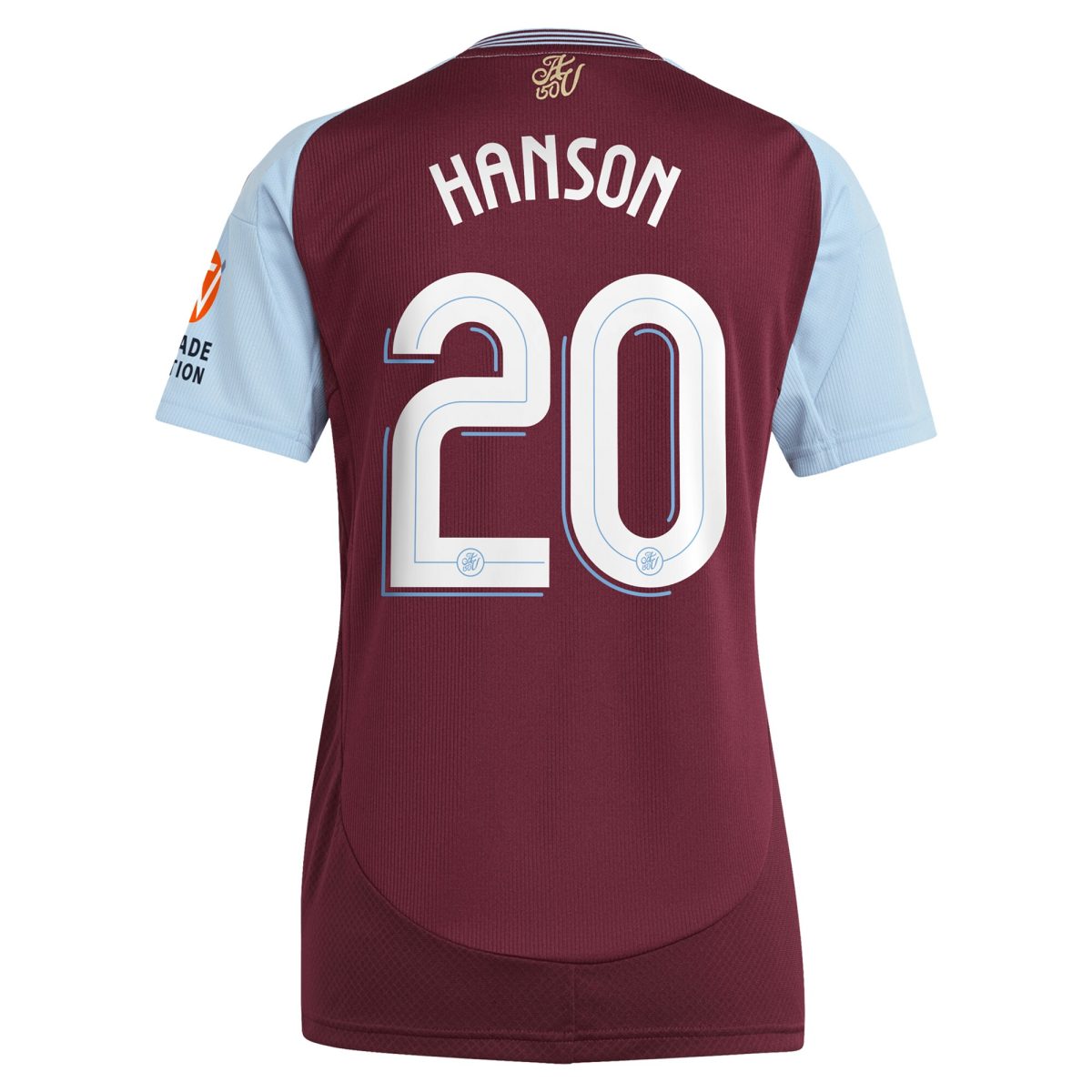 aston villa adidas home shirt 2024-25 – womens with hanson 20 cup printing Collection | Aston Villa Shirts and Official Gear