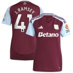 aston villa adidas home shirt 2024-25 – womens with j. ramsey 41 printing Collection | Aston Villa Shirts and Official Gear
