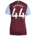 aston villa adidas home shirt 2024-25 – womens with kamara 44 printing Collection | Aston Villa Shirts and Official Gear
