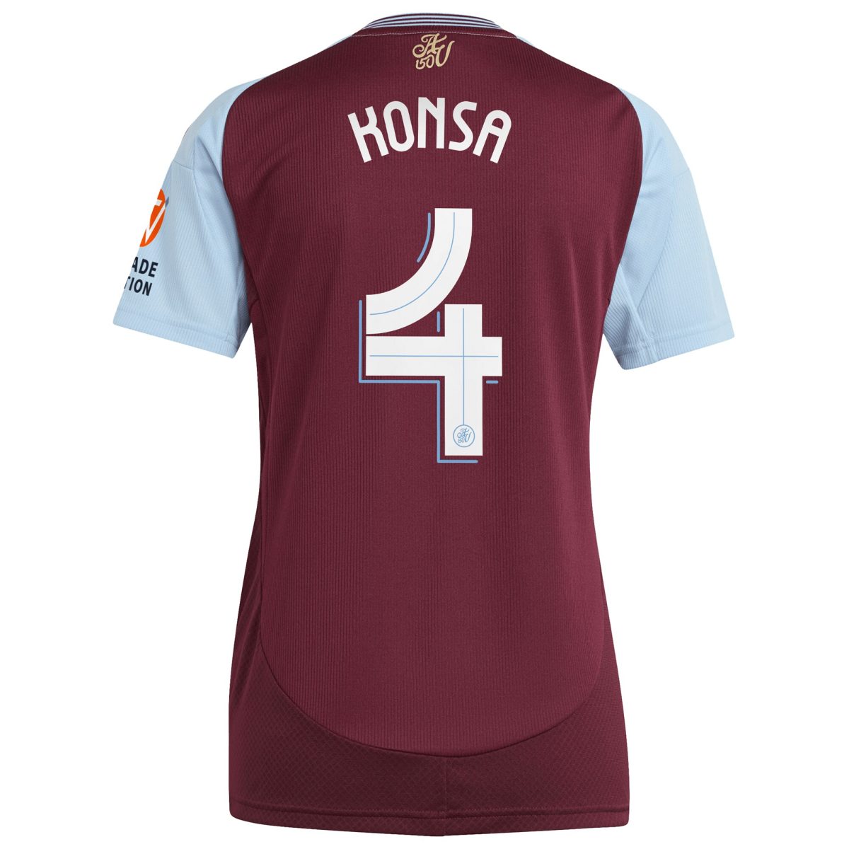 aston villa adidas home shirt 2024-25 – womens with konsa 4 cup printing Collection | Aston Villa Shirts and Official Gear