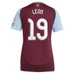 aston villa adidas home shirt 2024-25 – womens with leon 19 cup printing Collection | Aston Villa Shirts and Official Gear