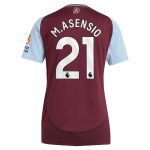 aston villa adidas home shirt 2024-25 – womens with m.asensio 21 printing Collection | Aston Villa Shirts and Official Gear