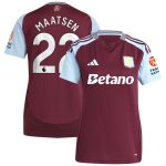 aston villa adidas home shirt 2024-25 – womens with maatsen 22 printing Collection | Aston Villa Shirts and Official Gear