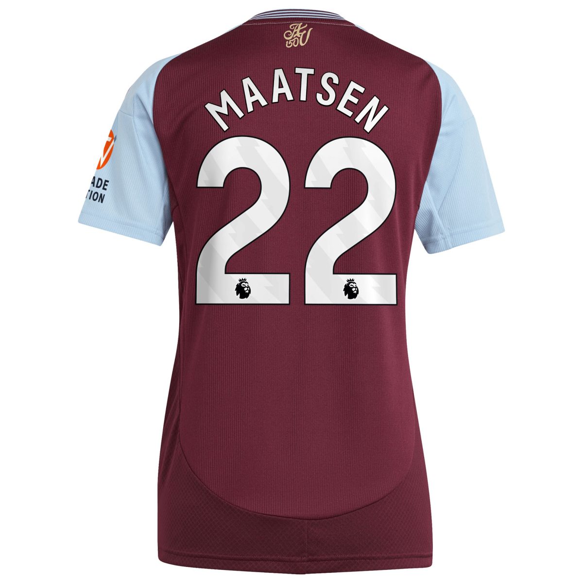 aston villa adidas home shirt 2024-25 – womens with maatsen 22 printing Collection | Aston Villa Shirts and Official Gear
