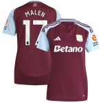 aston villa adidas home shirt 2024-25 – womens with malen 17 printing Collection | Aston Villa Shirts and Official Gear