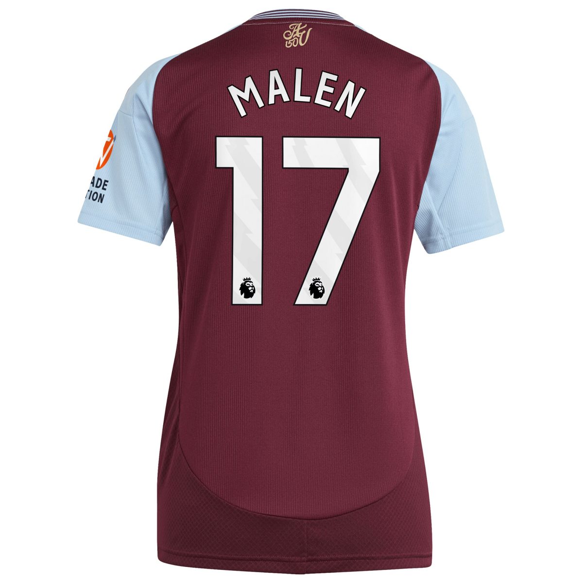 aston villa adidas home shirt 2024-25 – womens with malen 17 printing Collection | Aston Villa Shirts and Official Gear
