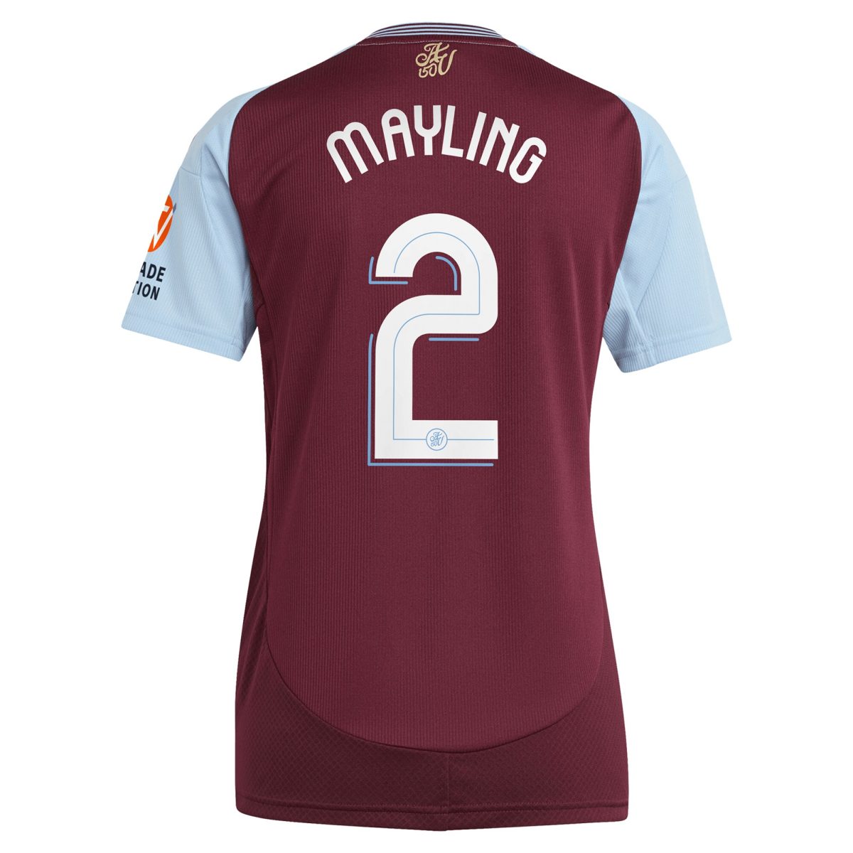 aston villa adidas home shirt 2024-25 – womens with mayling 2 cup printing Collection | Aston Villa Shirts and Official Gear