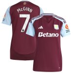 aston villa adidas home shirt 2024-25 – womens with mcginn 7 printing Collection | Aston Villa Shirts and Official Gear