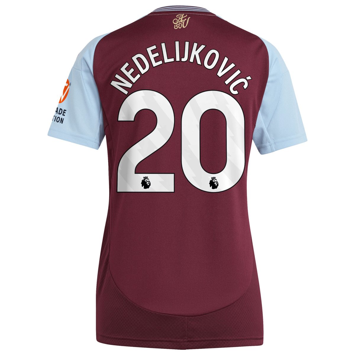 aston villa adidas home shirt 2024-25 – womens with nedeljković 20 printing Collection | Aston Villa Shirts and Official Gear