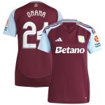 aston villa adidas home shirt 2024-25 – womens with onana 24 cup printing Collection | Aston Villa Shirts and Official Gear