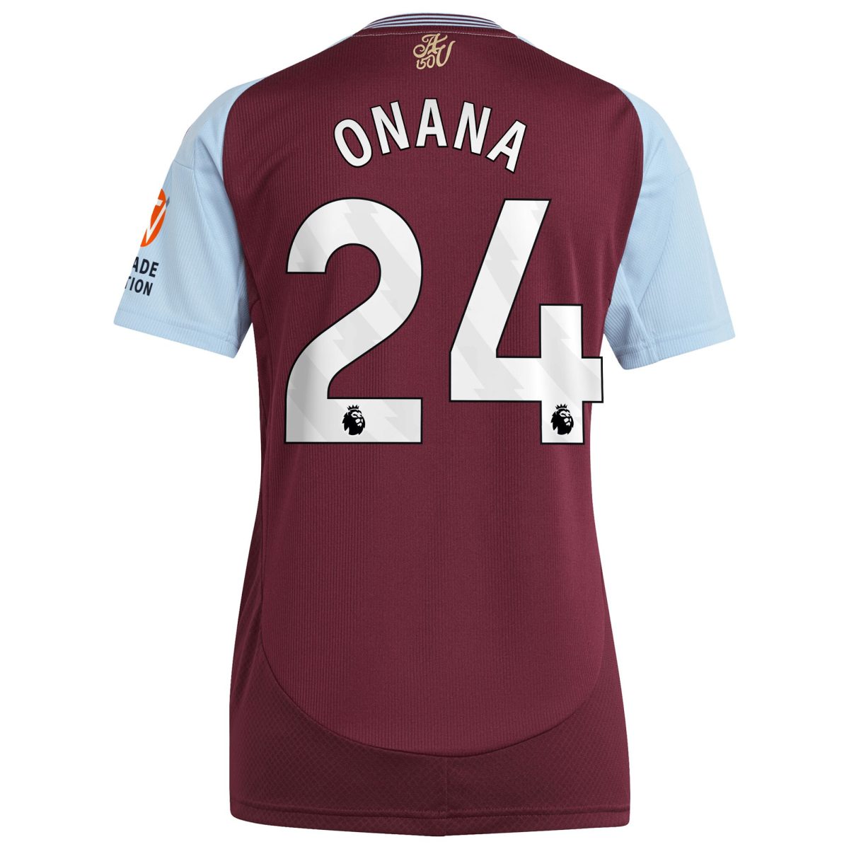 aston villa adidas home shirt 2024-25 – womens with onana 24 printing Collection | Aston Villa Shirts and Official Gear