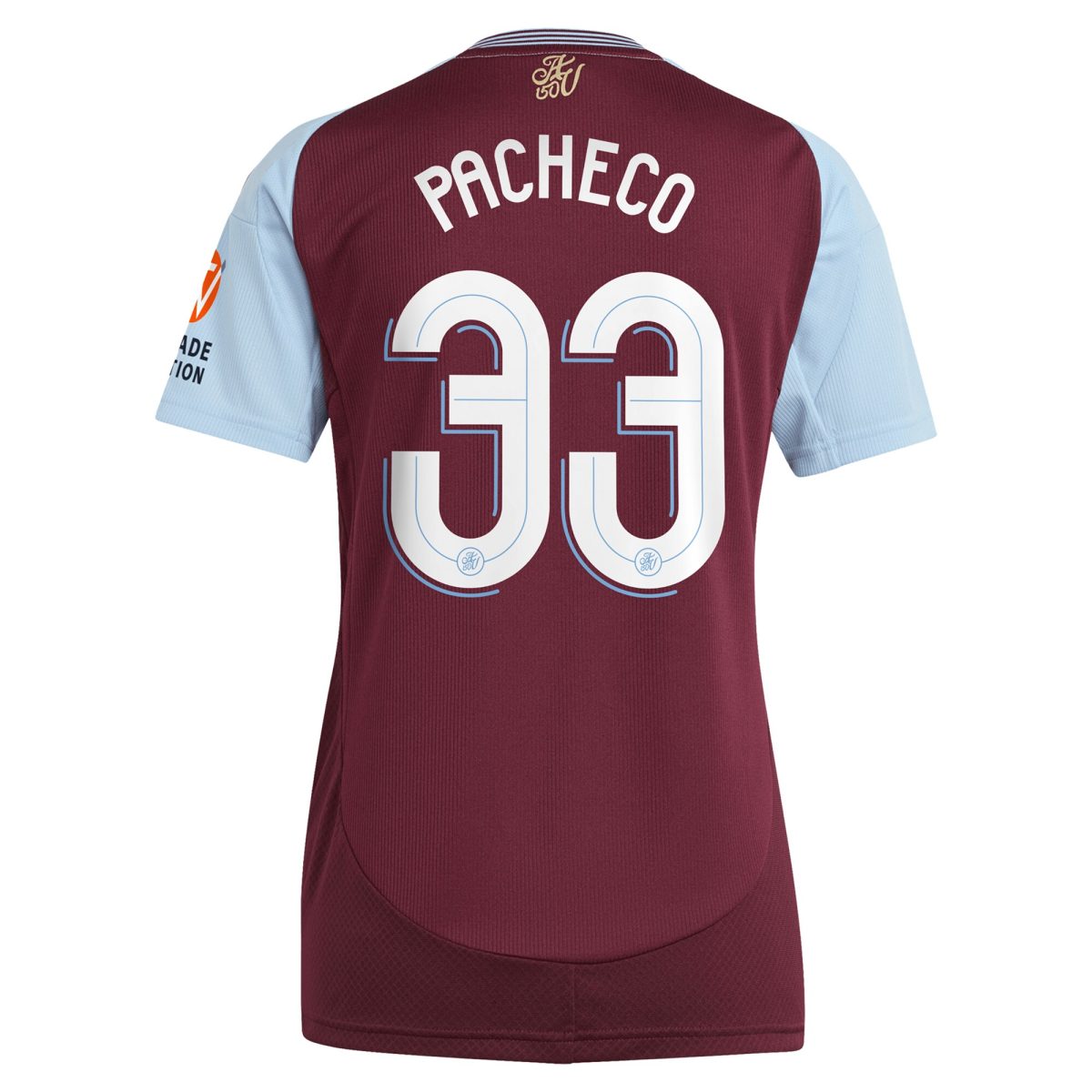 aston villa adidas home shirt 2024-25 – womens with pacheco 33 cup printing Collection | Aston Villa Shirts and Official Gear