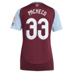 aston villa adidas home shirt 2024-25 – womens with pacheco 33 cup printing Collection | Aston Villa Shirts and Official Gear