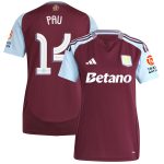 aston villa adidas home shirt 2024-25 – womens with pau 14 cup printing Collection | Aston Villa Shirts and Official Gear