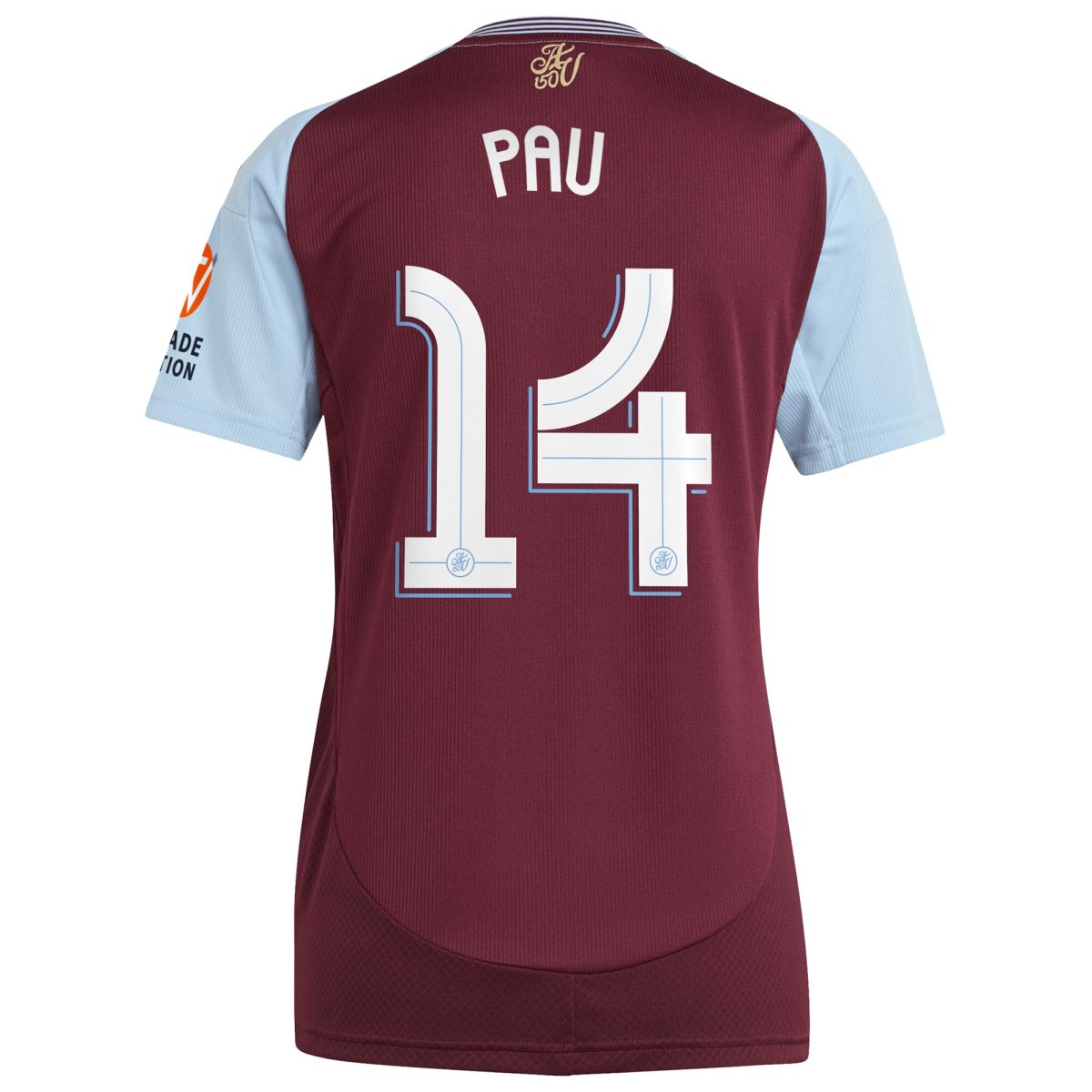 aston villa adidas home shirt 2024-25 – womens with pau 14 cup printing Collection | Aston Villa Shirts and Official Gear