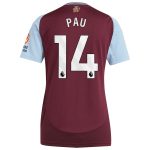 aston villa adidas home shirt 2024-25 – womens with pau 14 printing Collection | Aston Villa Shirts and Official Gear