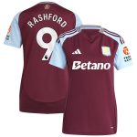 aston villa adidas home shirt 2024-25 – womens with rashford 9 printing Collection | Aston Villa Shirts and Official Gear